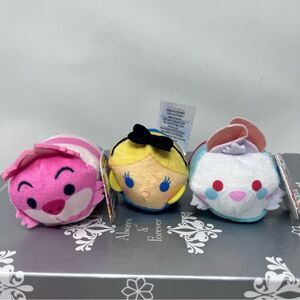 Tsum Tsum Disney Alice in Wonderland Bundle
Alice white Rabbit & Cheshire Cat